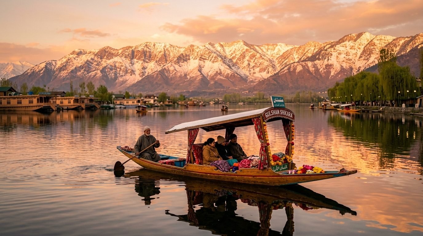Dal Lake Houseboat & Romantic Honeymoon